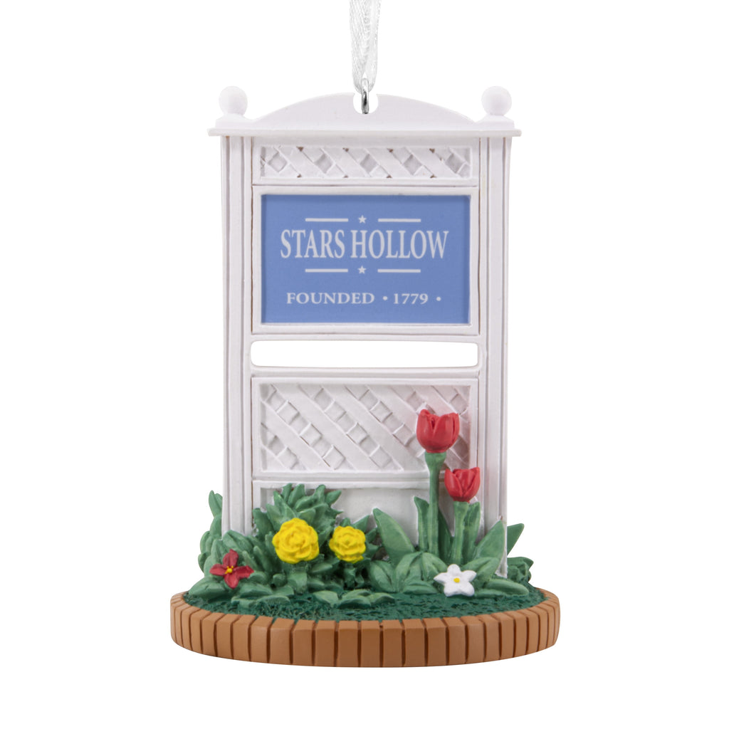 Hallmark Christmas Ornament (Gilmore Girls Stars Hollow Sign), 1 Count