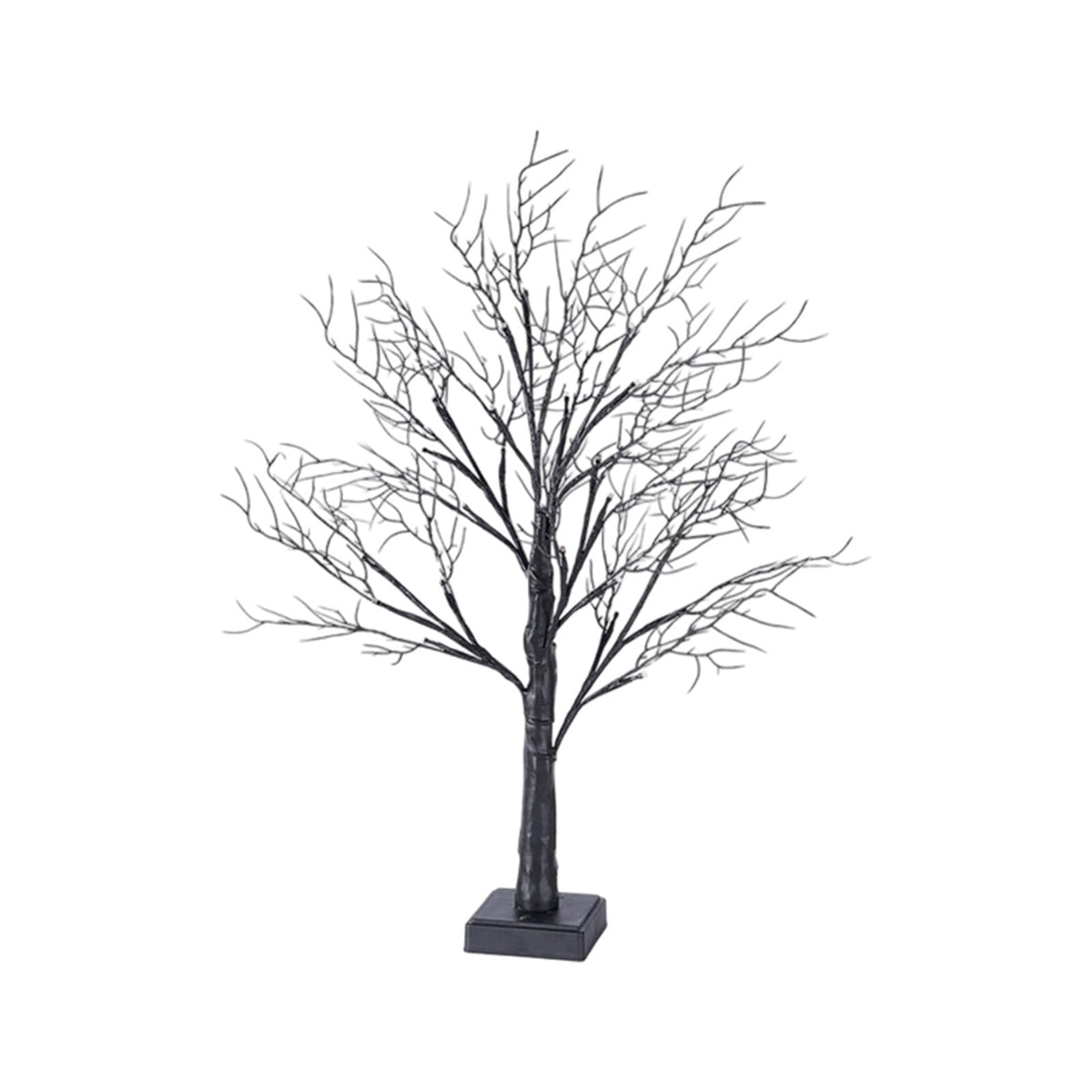 Halloween Tree with LED Lights, USB and Battery Operated Lighted Branch, Pre-Lit Artificial Fall Tree for Indoor Halloween Decorations and Home Display