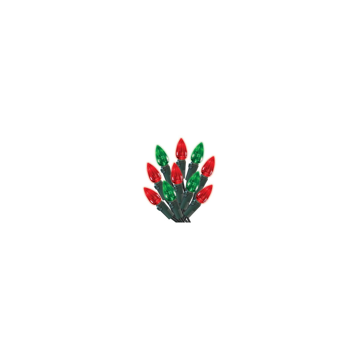 Holiday Wonderland 47703-88A Christmas LED 70-Light Set, C3, Red & Green - Quantity 1