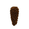 Brown Jumbo Fabric Pinecone Christmas Ornament, 7", by Holiday Time