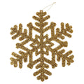 Gold Jumbo Tinsel Snowflake Christmas Ornament, 14", by Holiday Time
