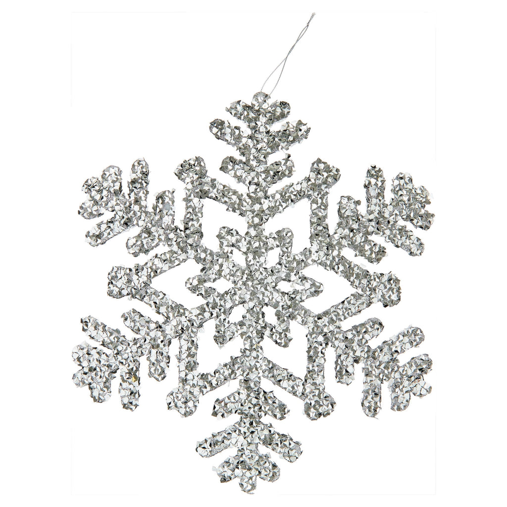 Silver Jumbo Snowflake Christmas Ornament, 14", by Holiday Time