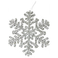 Silver Jumbo Snowflake Christmas Ornament, 14", by Holiday Time