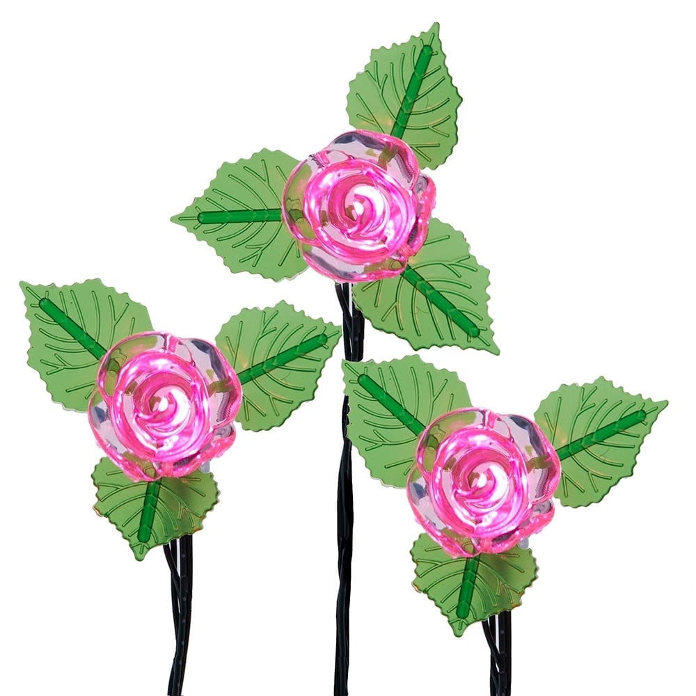Kurt S. Adler Kurt Adler UL 10-Light LED Pink Rose Light Set