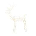 Indoor/Outdoor Animated Light-Up Standing Buck Silhouette Christmas Decoration with 105 LED Lights, Warm White, 48", by Holiday Time