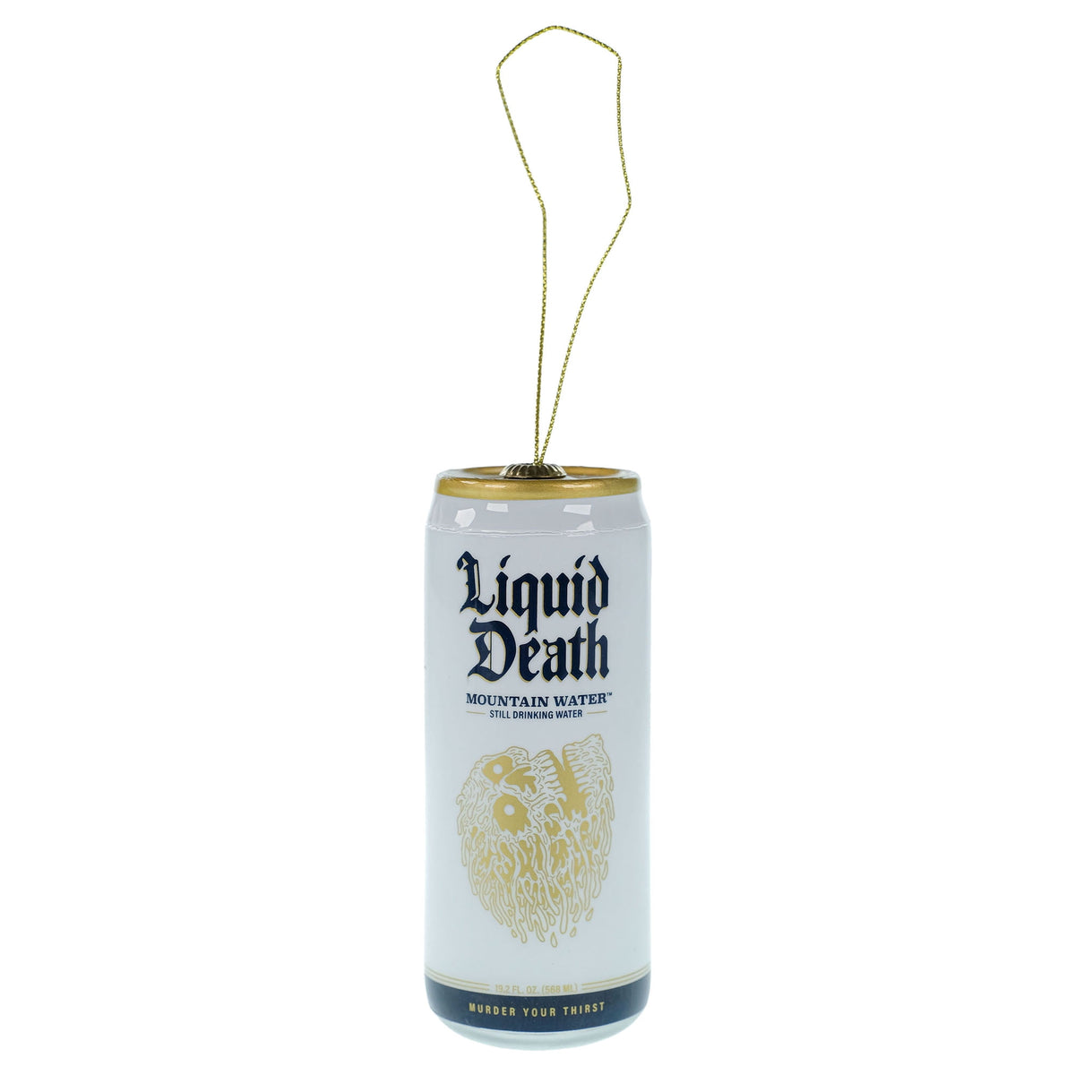 Liquid Death Can Christmas Tree Ornament