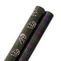 LaRibbons 30" x 33' Christmas Wrapping Paper Kraft Reversible Gift Wrap (2-pack)