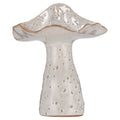 Medium Ceramic Mushroom Christmas Decoration, White, 6.5", by Holiday Time