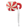 Mr. Christmas Mini Peppermint Mug Ornaments 1.5", Red