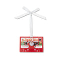 Mr. Christmas Retro Cassette Ornament, Red