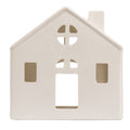 My Texas House Ceramic House Christmas Decoration, White, 5"