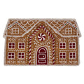 My Texas House Multicolor Gingerbread House Outdoor Coir Christmas Doormat, 18" x 30"