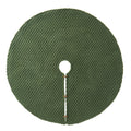 My Texas House Ralph Textured Knit Christmas Tree Skirt, Green, 52"