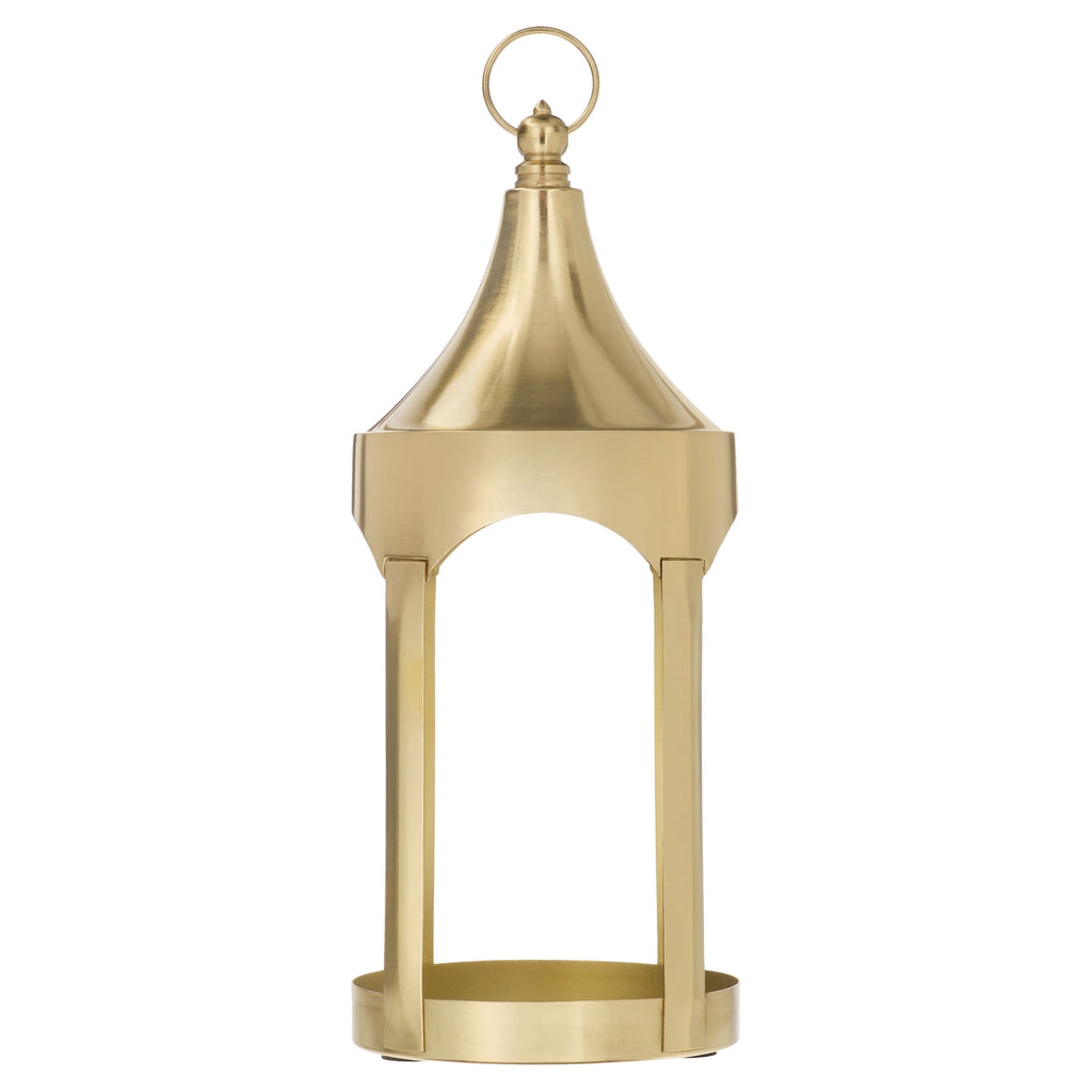 Metal Lantern Christmas Decoration, Gold, 12.3", by Holiday Time