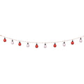 Metal Jingle Bell Christmas Garland, Red and White, 6', by Holiday Time