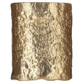 Large Metal Christmas Pillar Candle Holder, Rustic Gold, 5", by Holiday Time