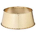 Metal Hammered Mini Christmas Tree Collar, Gold, 9", by Holiday Time