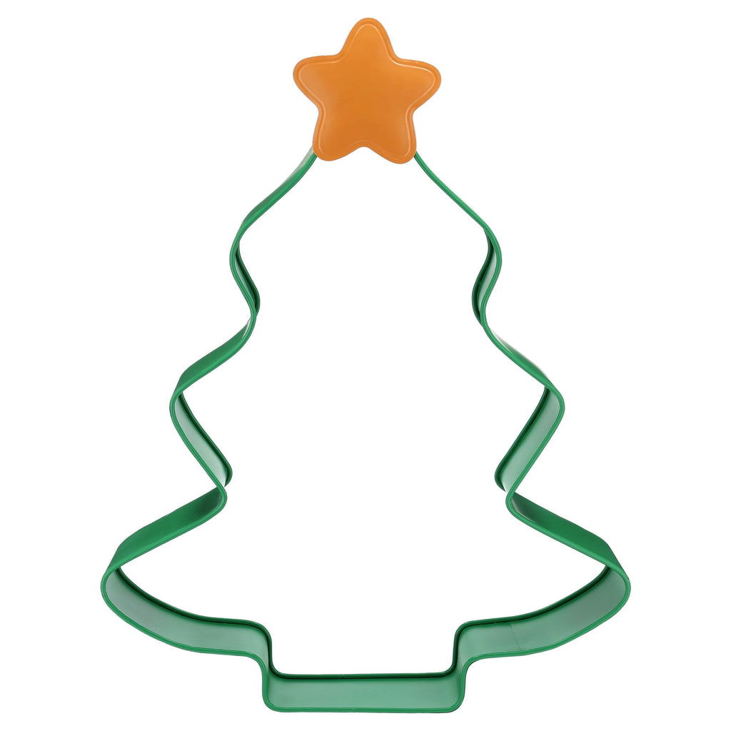 Metal Tree Cookie Cutter Christmas Decoration, Green, 22", by Holiday Time