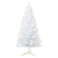 Mayhihi 4FT White Small Christmas Tree with Lights, Artificial Xmas Trees for Home Office