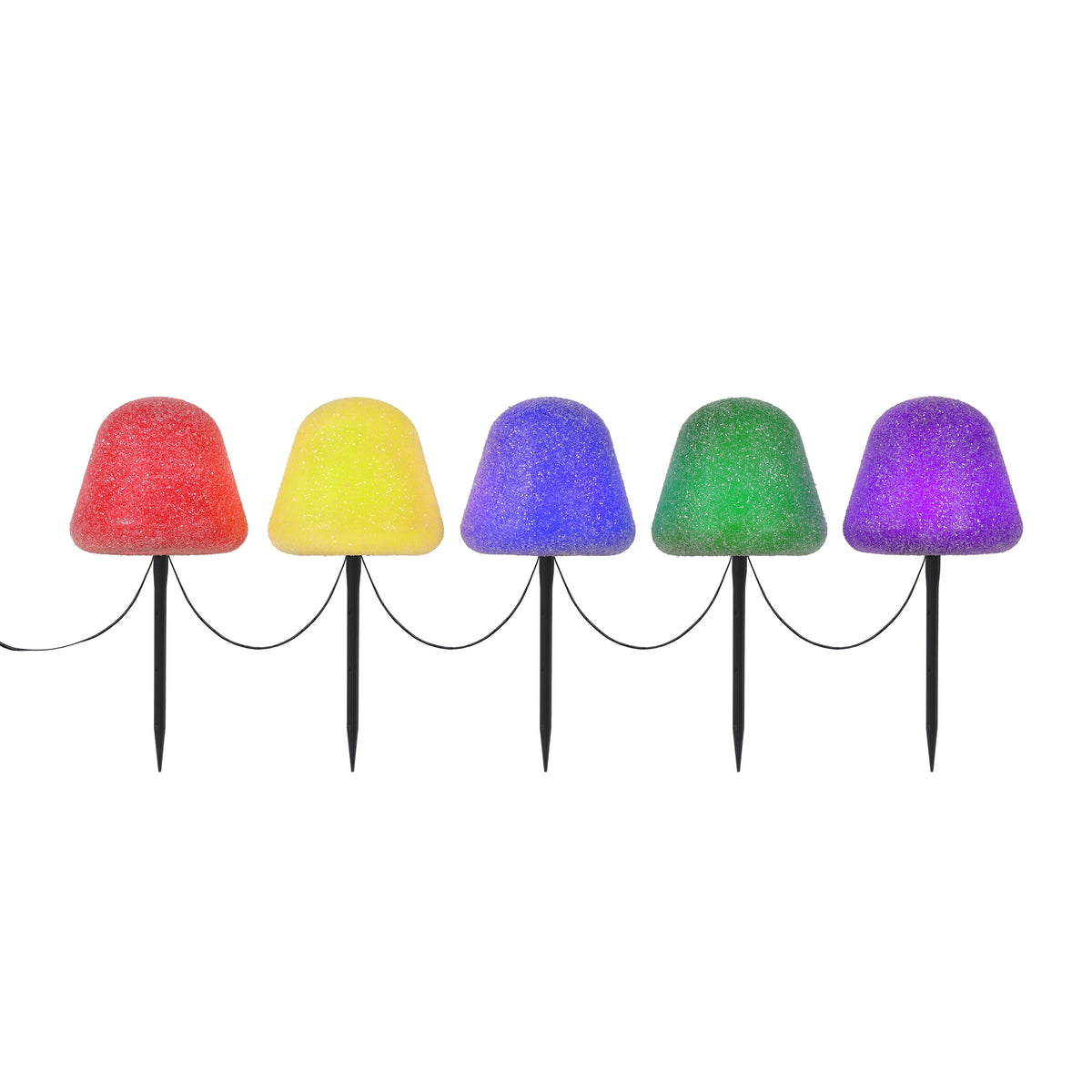 Mr. Christmas, 8 in. Sugared Gumdrop Pathway Lights