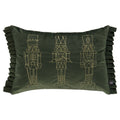 My Texas House Nutcracker Decorative Christmas Pillow, Green, 20" x 14"