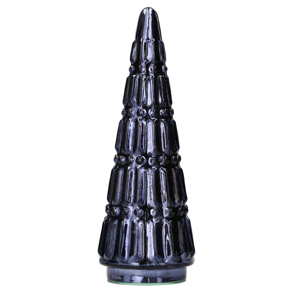 Glass Tree Christmas Decoration, Blue, 12", by Holiday Time
