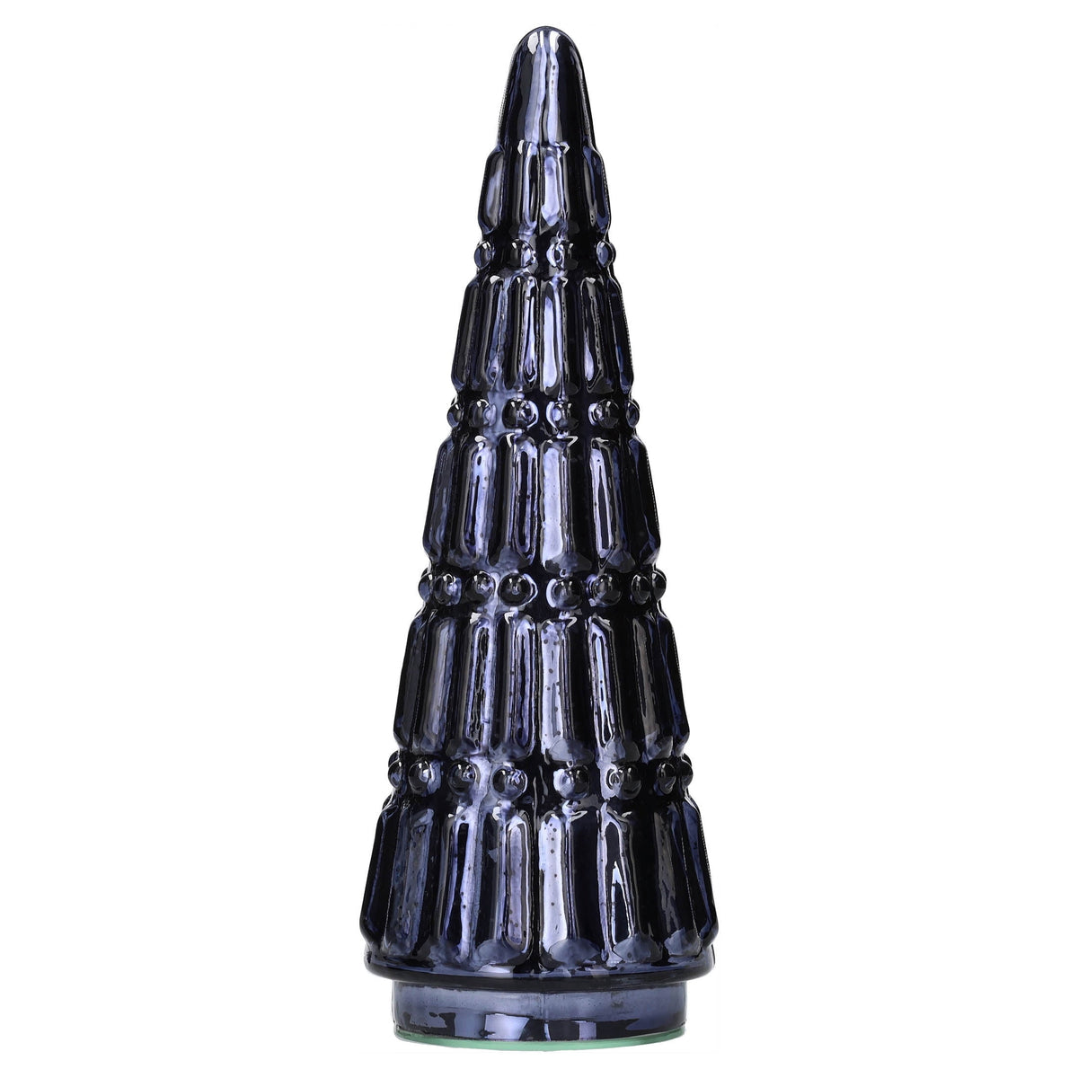 Glass Tree Christmas Decoration, Blue, 12", by Holiday Time