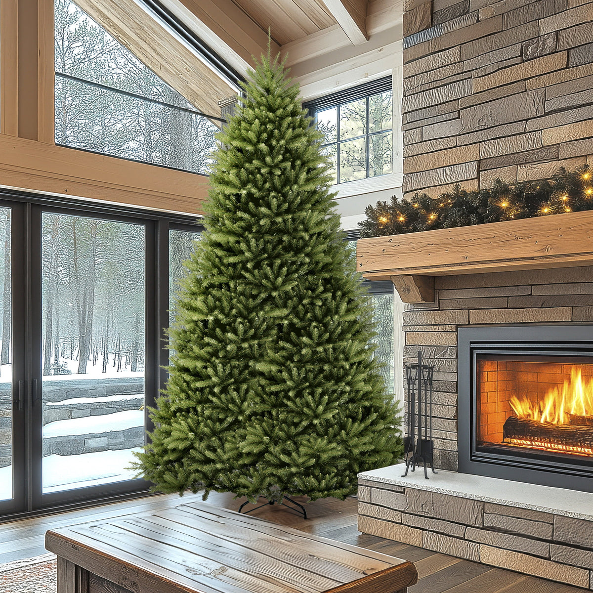 National Tree Company 14 ft. Dunhill Fir® Hinged Tree