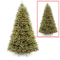 NATIONAL TREE COMPANY 9 FT PRE-LIT DOWNSWEPT DOUGLAS FIR ARTIFICIAL TREE - GREEN