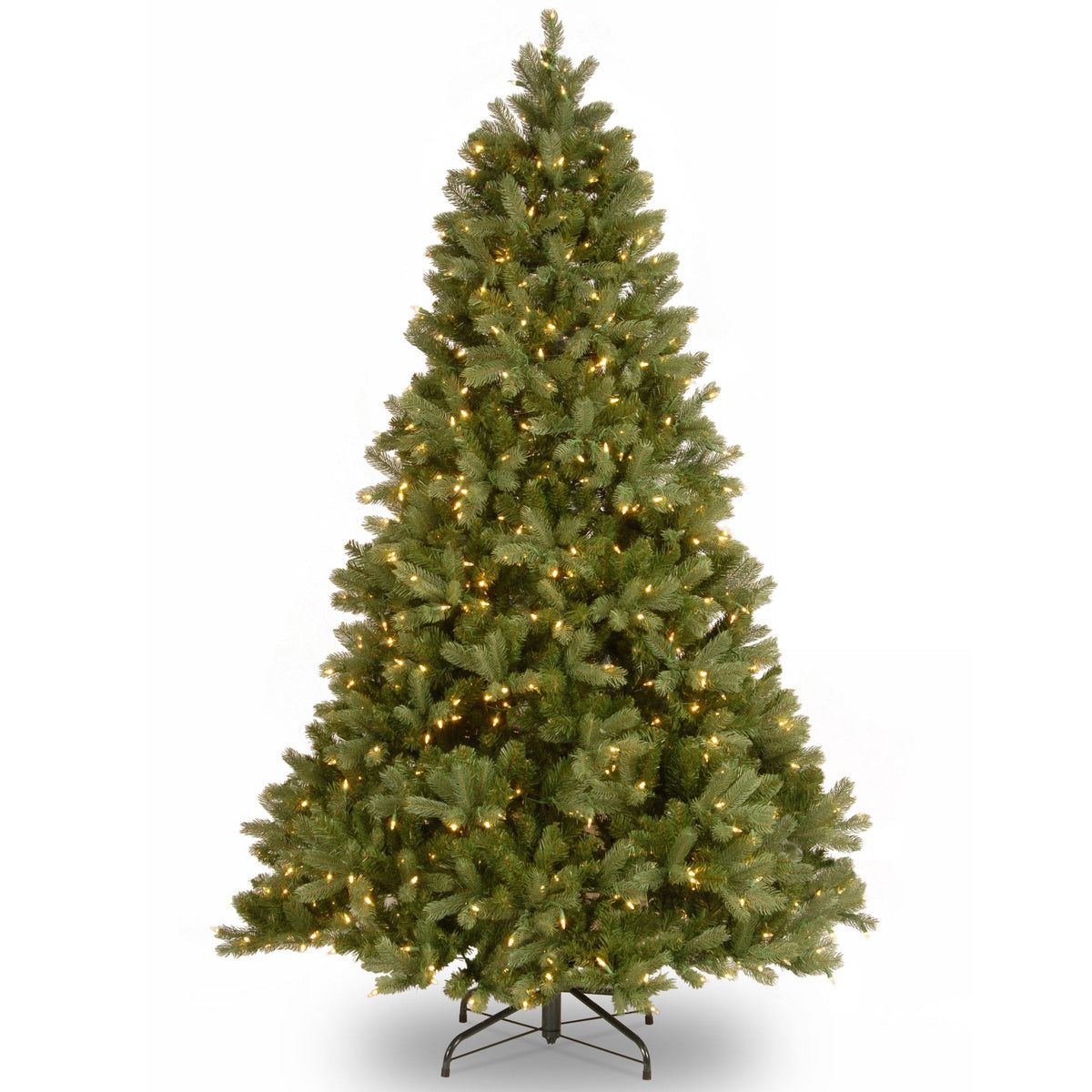 NATIONAL TREE COMPANY 9 FT PRE-LIT DOWNSWEPT DOUGLAS FIR ARTIFICIAL TREE - GREEN