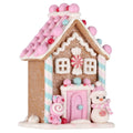 Clay Dough Gingerbread House with Snowman Christmas Decoration, Multicolor, 5.3", by Holiday Time