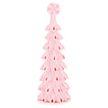 Clay Dough Ribbon Candy Tree Christmas Decoration, Pink and White, 14.3", by Holiday Time