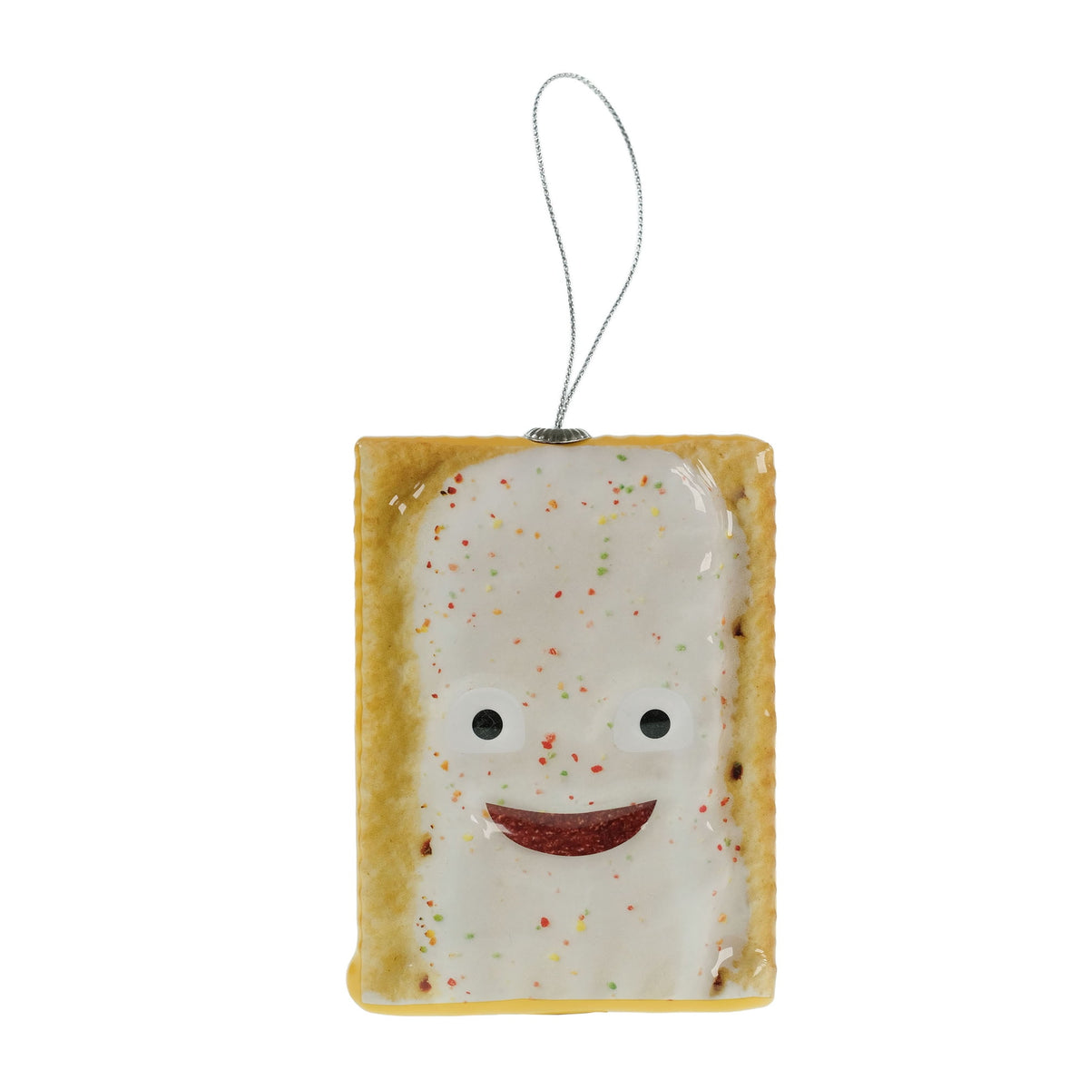 Pop Tarts With White Frosting Christmas Tree Ornament