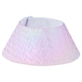 Pinch Pleating Mini Christmas Tree Stand Band, Iridescent, 9", by Holiday Time