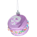 Purple Pearlised Macaron Christmas Ornament, 2.8", by Holiday Time