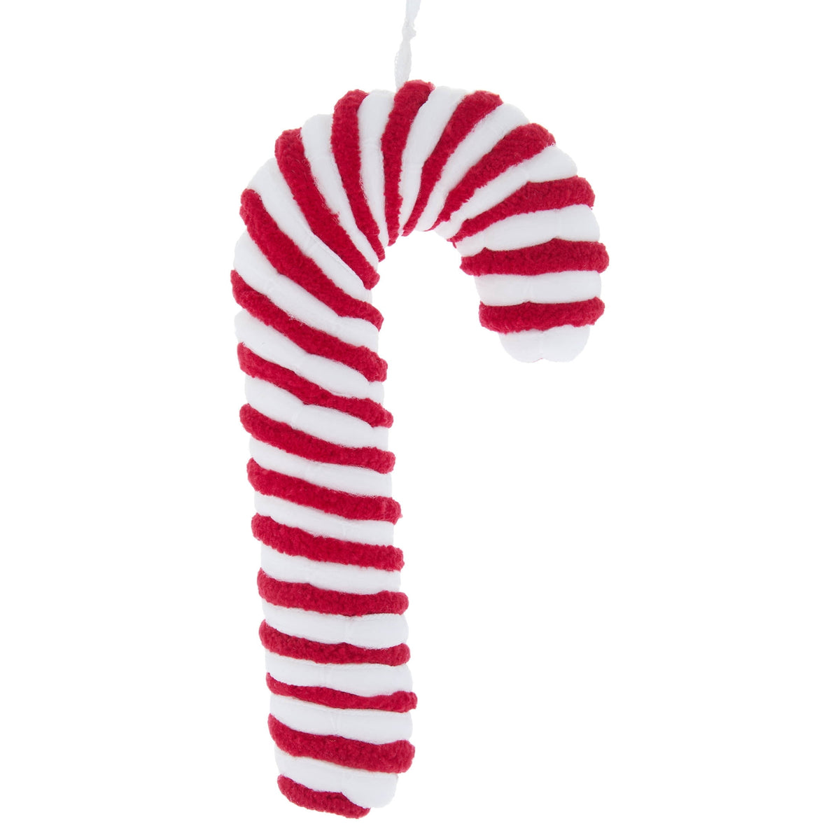Red and White Fabric Candy Cane Christmas Ornament, 6.5", by Holiday Time
