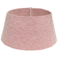 Rope Christmas Tree Collar, Red and White, 22", by Holiday Time