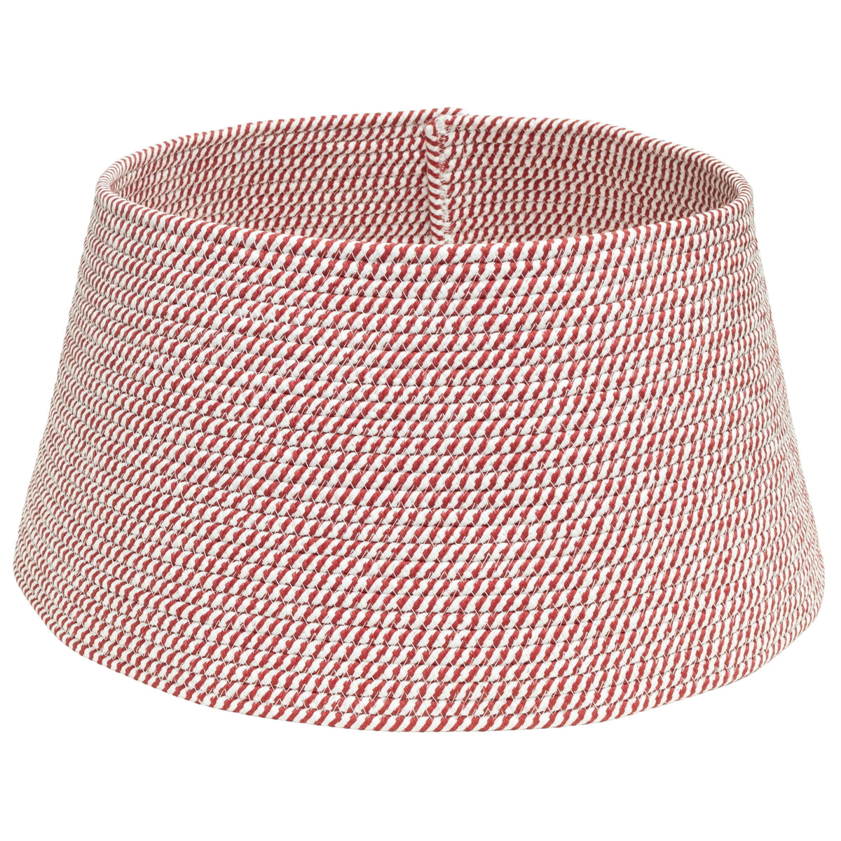 Rope Christmas Tree Collar, Red and White, 22", by Holiday Time