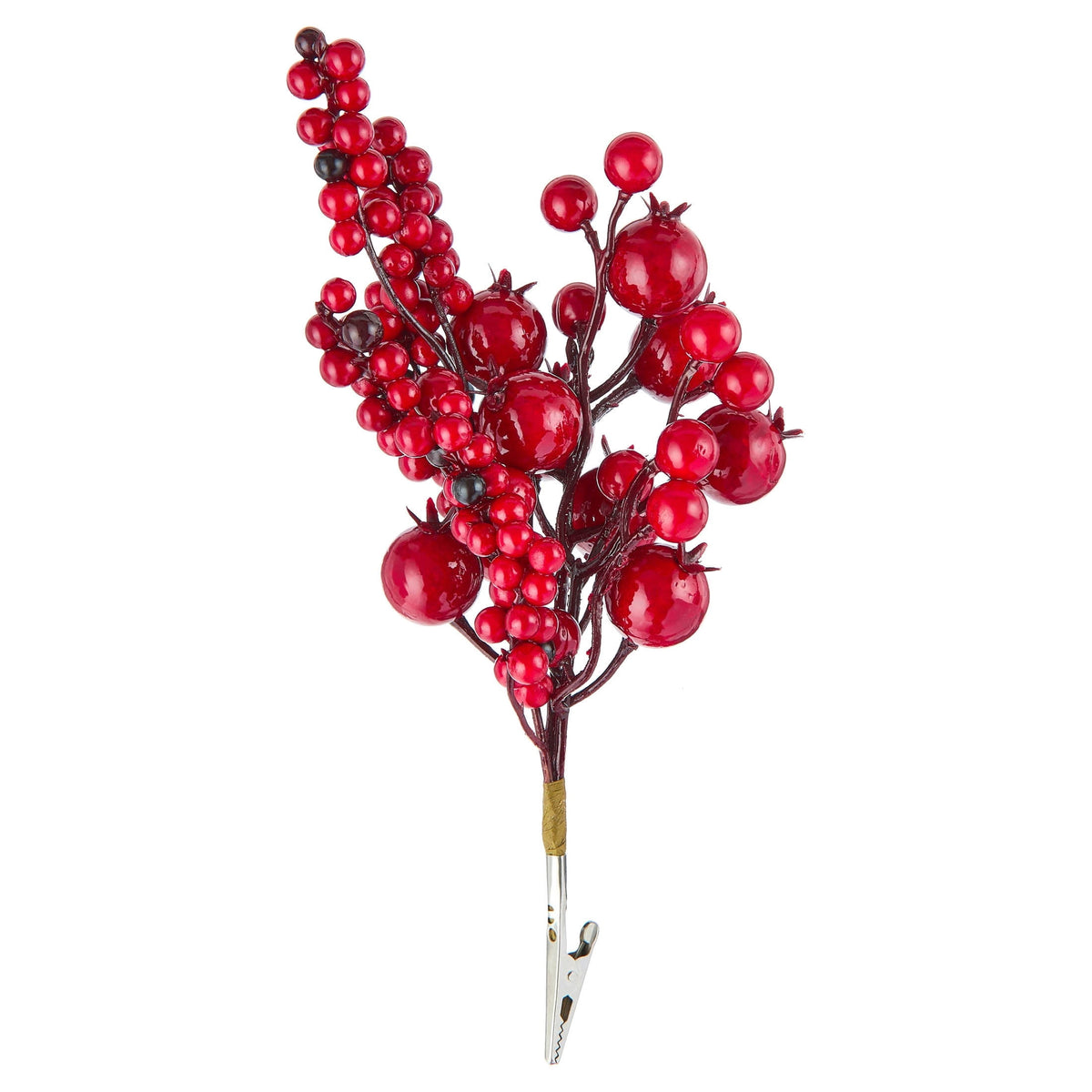 Red Berry Christmas Clip Ornament, 9", by Holiday Time