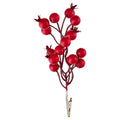 Red Berries Mini Christmas Clip Ornament, 6", by Holiday Time