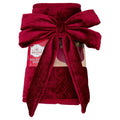 Quilted Velvet Stand Band Christmas Tree Collar, Red, 23", by Holiday Time