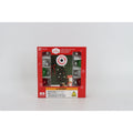Battery-Operated Lighted Glass Ornament Garland with 10 LED Lights, Red/White/Green, 49", by Holiday Time