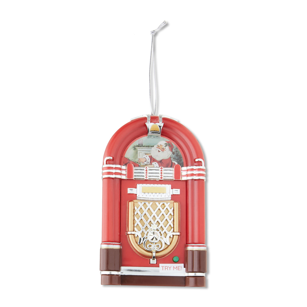 Mr. Christmas Mini Jukebox Ornament, Red