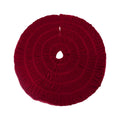 Velvet Ruffle Christmas Tree Skirt, Red, 48", by Holiday Time