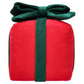 Fabric Gift Box Christmas Decoration, Red and Green, 8", by Holiday Time