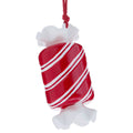 Red and White Stripe Candy Christmas Ornament, 4.8", by Holiday Time