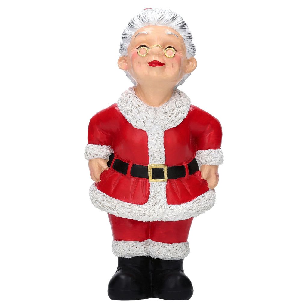 Mrs. Claus Christmas Decoration, Red and White, 8", by Holiday Time