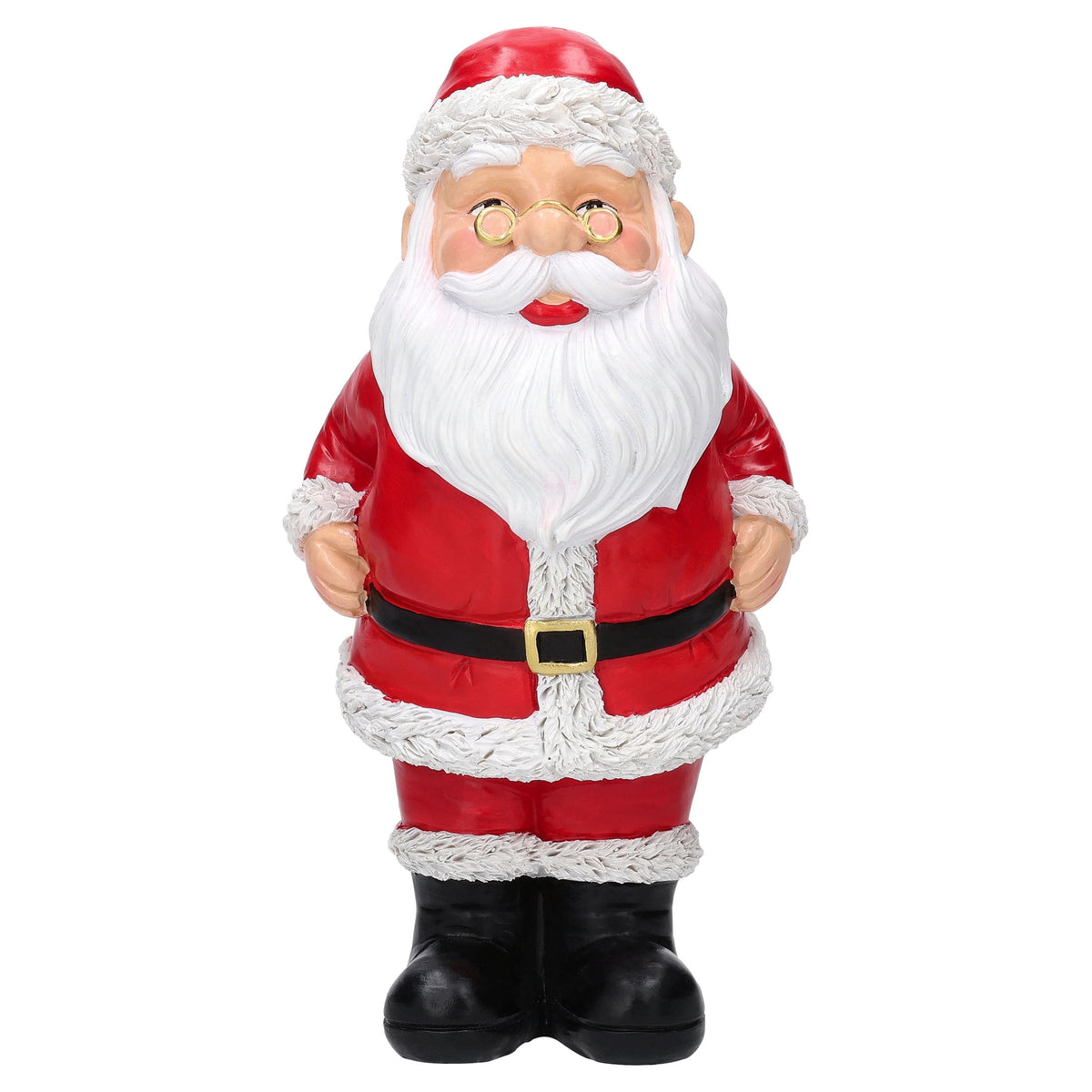 Santa Claus Christmas Decoration, Red and White, 8", by Holiday Time