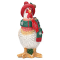 Rooster with Hat and Scarf Christmas Decoration, Multicolor, 10", by Holiday Time