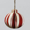 4-Count Red and White Paper Honeycomb Mini Christmas Ornaments, 1.57", by Holiday Time